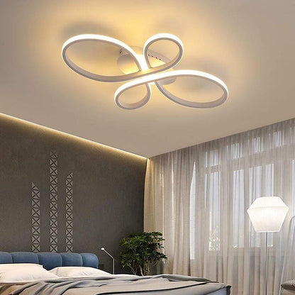 Intertwined Flower Shaped LED Modern Ceiling Light Flush Mount Lighting