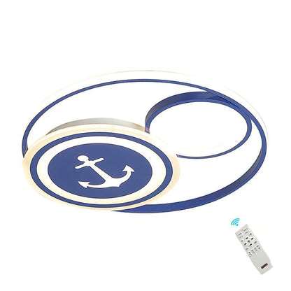 Novelty Circular Dimmable LED Modern Flush Mount Lighting Ceiling Lights