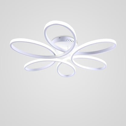 Flower Petal Dimmable LED Modern Ceiling Lights Flush Mount Lighting