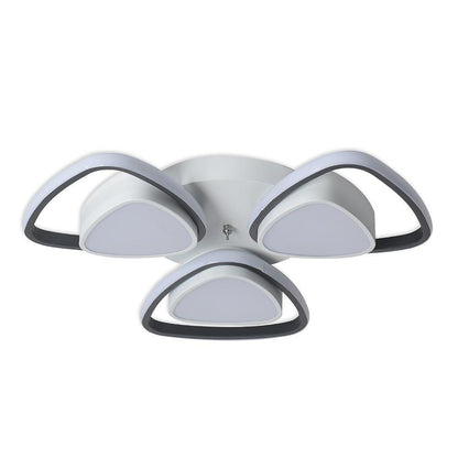 Unique Geometric LED Flush Mount Ceiling Light for Hallway Entryway