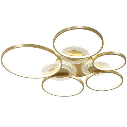 Circles LED Nordic Ceiling Lights Flush Mount Lighting Ceiling Lamp