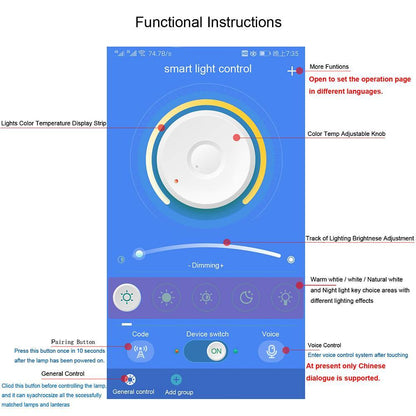 Celestial Shooting Stars Flush Mount Ceiling Light- LED, Dimmable, White, 5 to 15 Star Lights