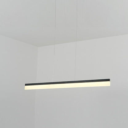 Aluminum Acrylic Kitchen Island Pendant Lights Elongated Linear Pendant Lighting