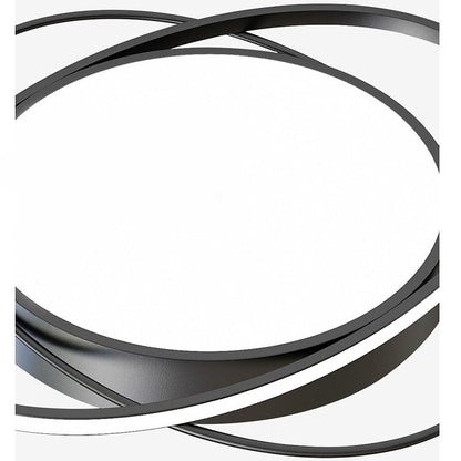 LED Geometric Shapes Circle Dimmable Flush Mount Lights with Remote Control