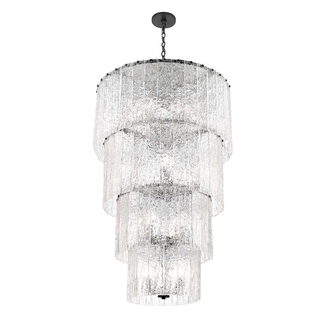 Glacier 18 Light 31" Wide Waterfall Chandelier