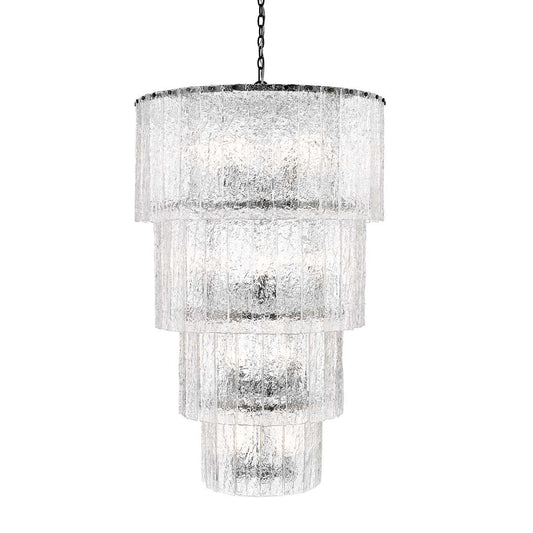 Glacier 18 Light 31" Wide Waterfall Chandelier