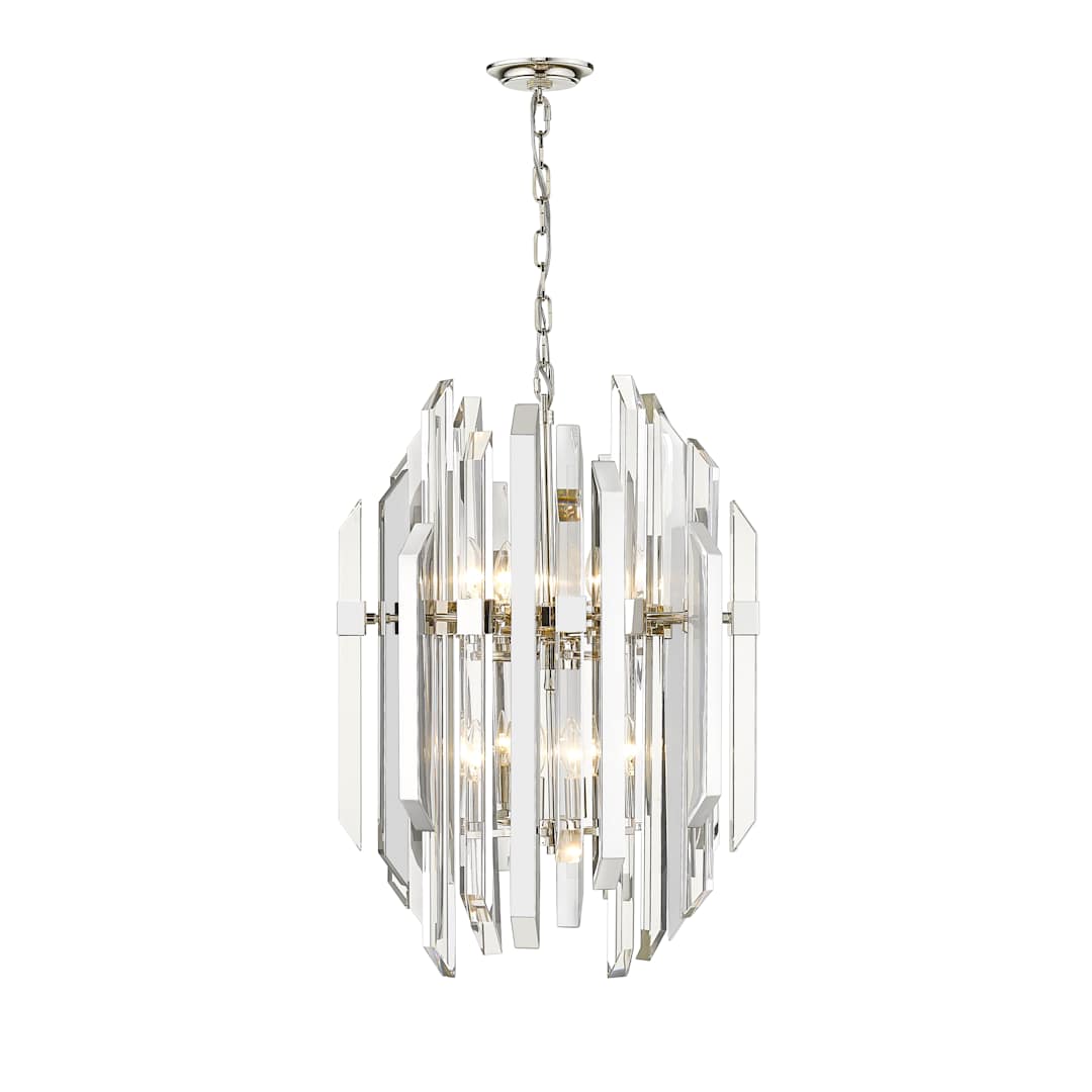 Bova 9 Light 20" Wide Crystal Chandelier