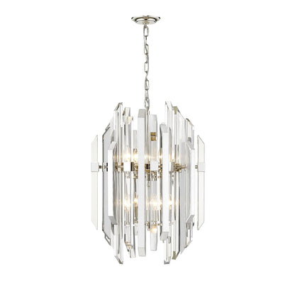 Bova 9 Light 20" Wide Crystal Chandelier