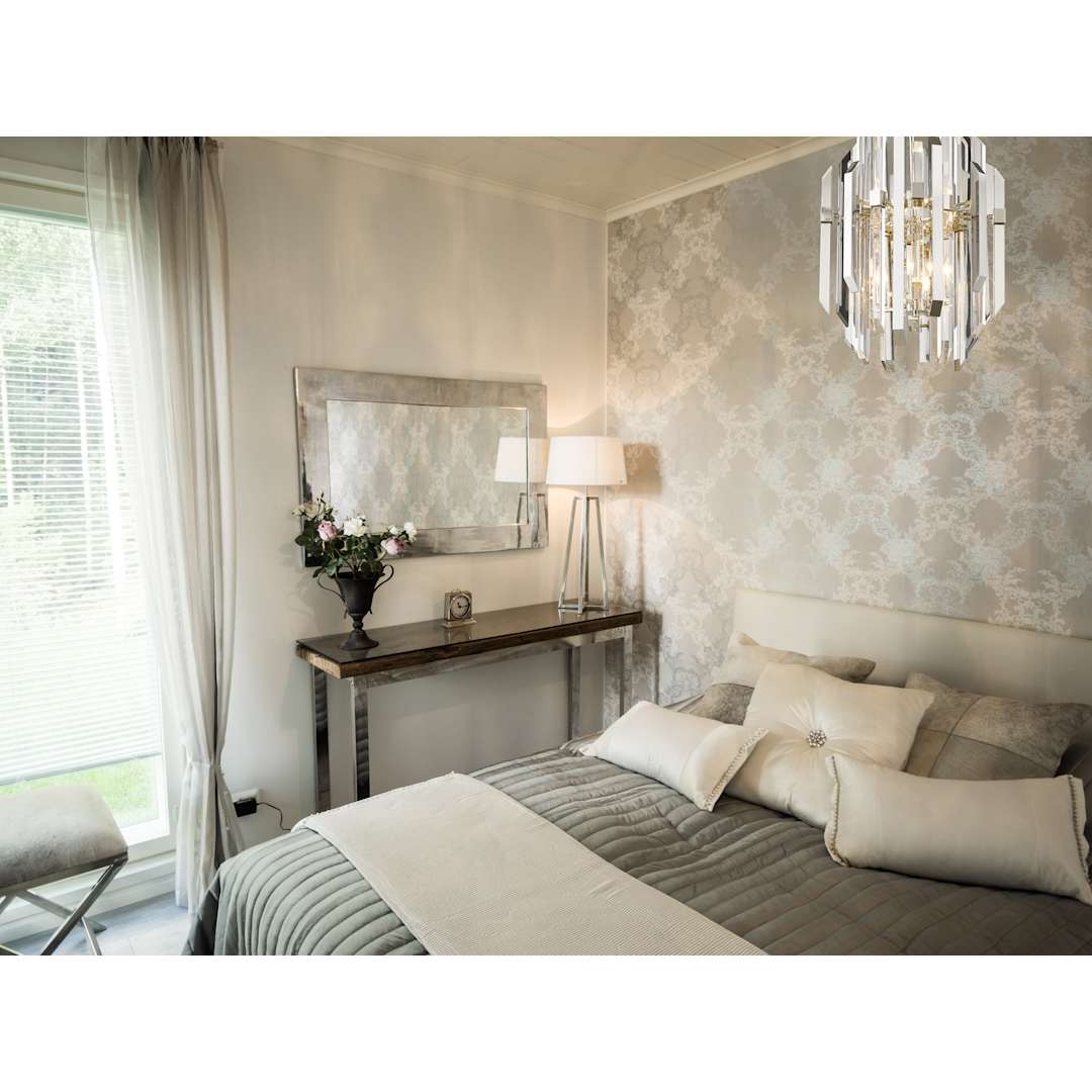 Bova 9 Light 20" Wide Crystal Chandelier