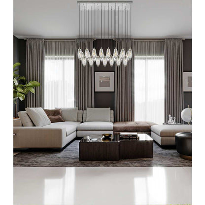 Arden 23 Light 54" Wide Suspension Linear Pendant