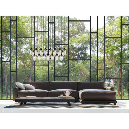 Arden 23 Light 54" Wide Suspension Linear Pendant