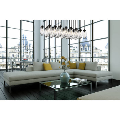 Arden 23 Light 54" Wide Suspension Linear Pendant