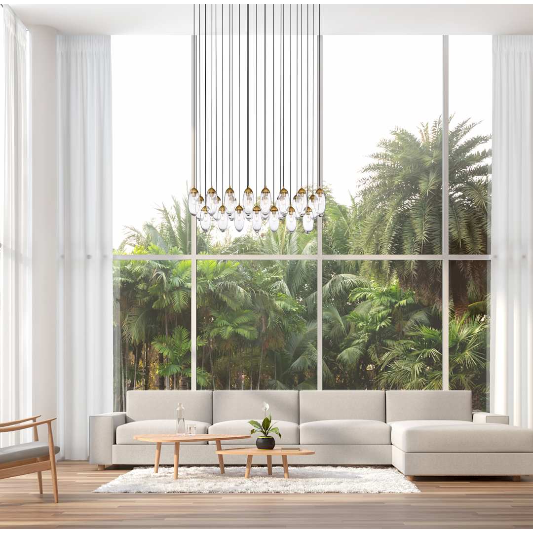 Arden 23 Light 54" Wide Suspension Linear Pendant
