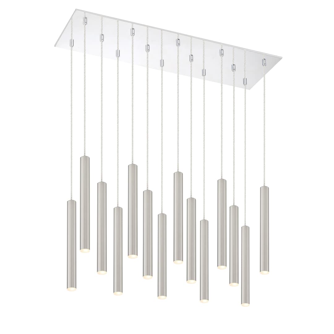 Forest 14 Light 32" Wide LED Linear Pendant with 12" Pendants