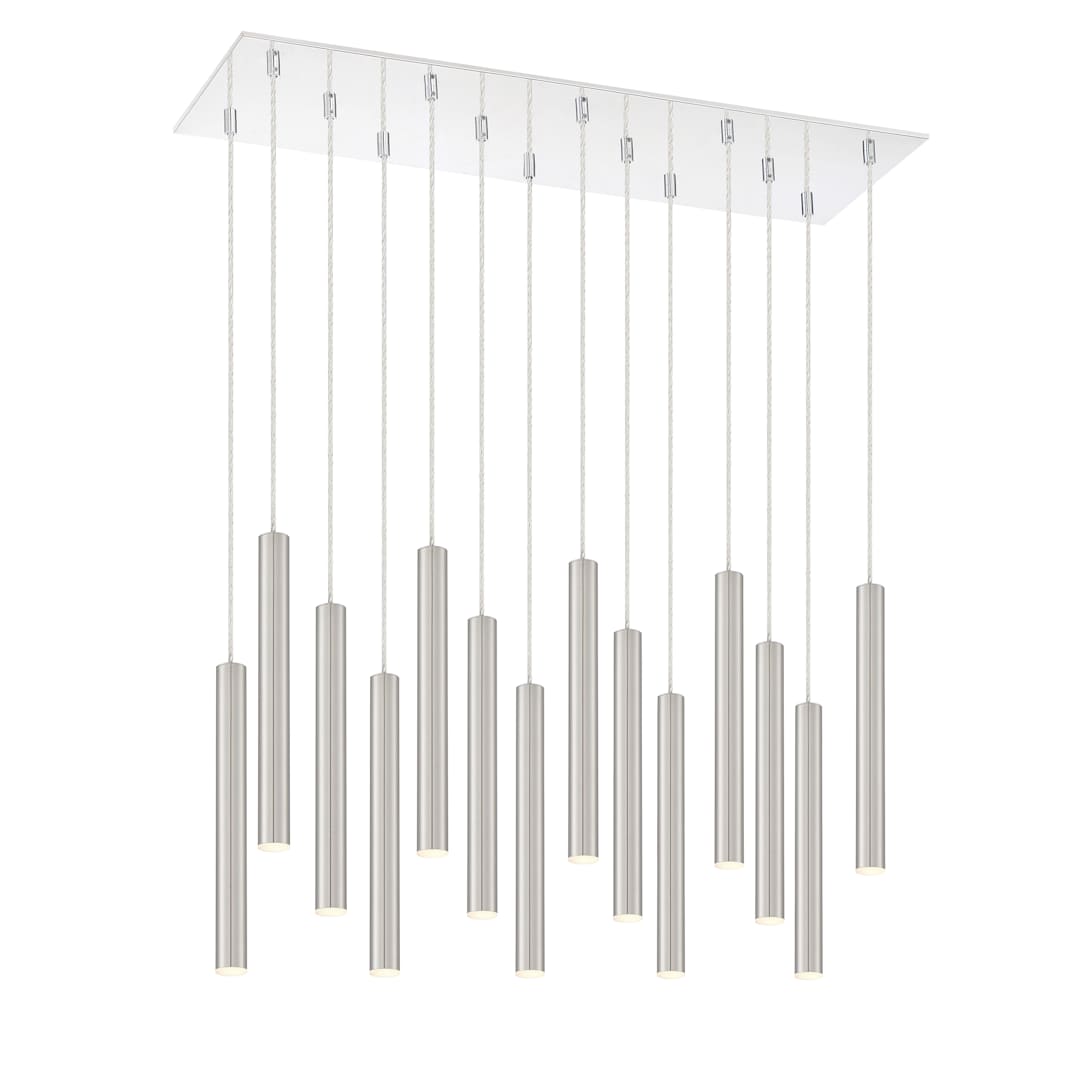 Forest 14 Light 32" Wide LED Linear Pendant with 12" Pendants