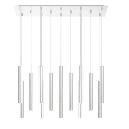 Forest 14 Light 32" Wide LED Linear Pendant with 12" Pendants