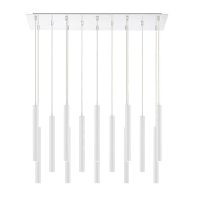 Forest 14 Light 32" Wide LED Linear Pendant with 12" Pendants