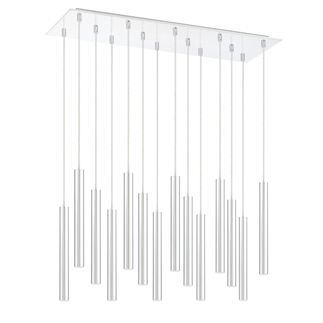 Forest 14 Light 32" Wide LED Linear Pendant with 12" Pendants