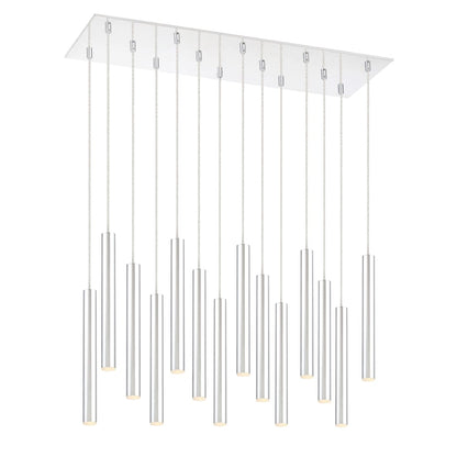Forest 14 Light 32" Wide LED Linear Pendant with 12" Pendants