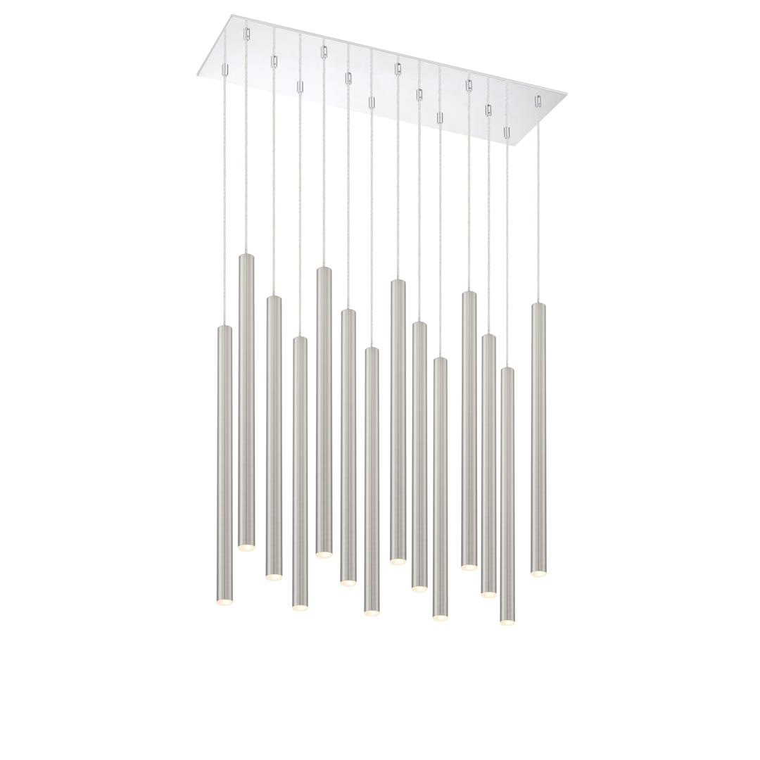 Forest 14 Light 32" Wide LED Linear Pendant with 24" Pendants