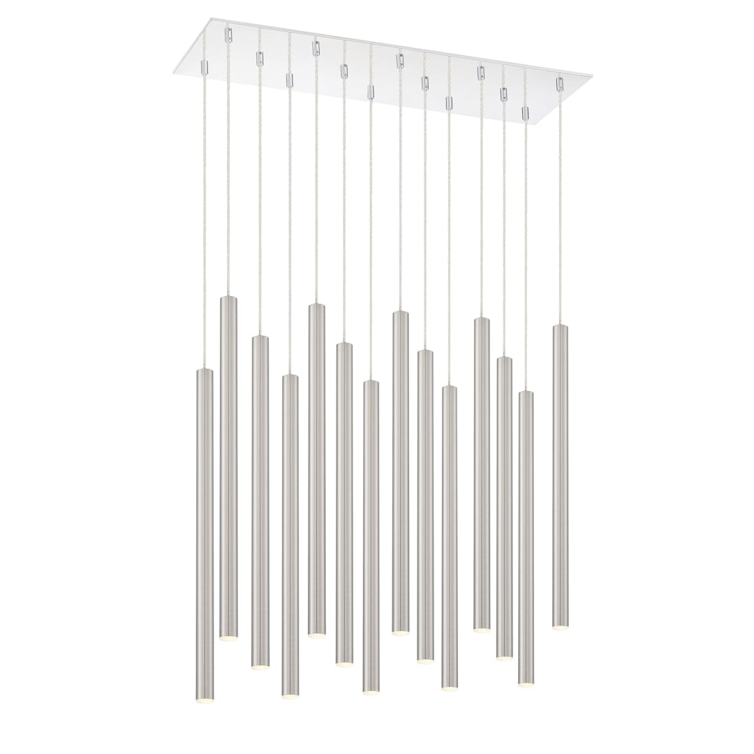 Forest 14 Light 32" Wide LED Linear Pendant with 24" Pendants