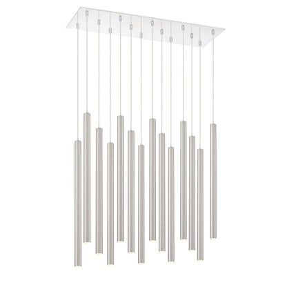 Forest 14 Light 32" Wide LED Linear Pendant with 24" Pendants