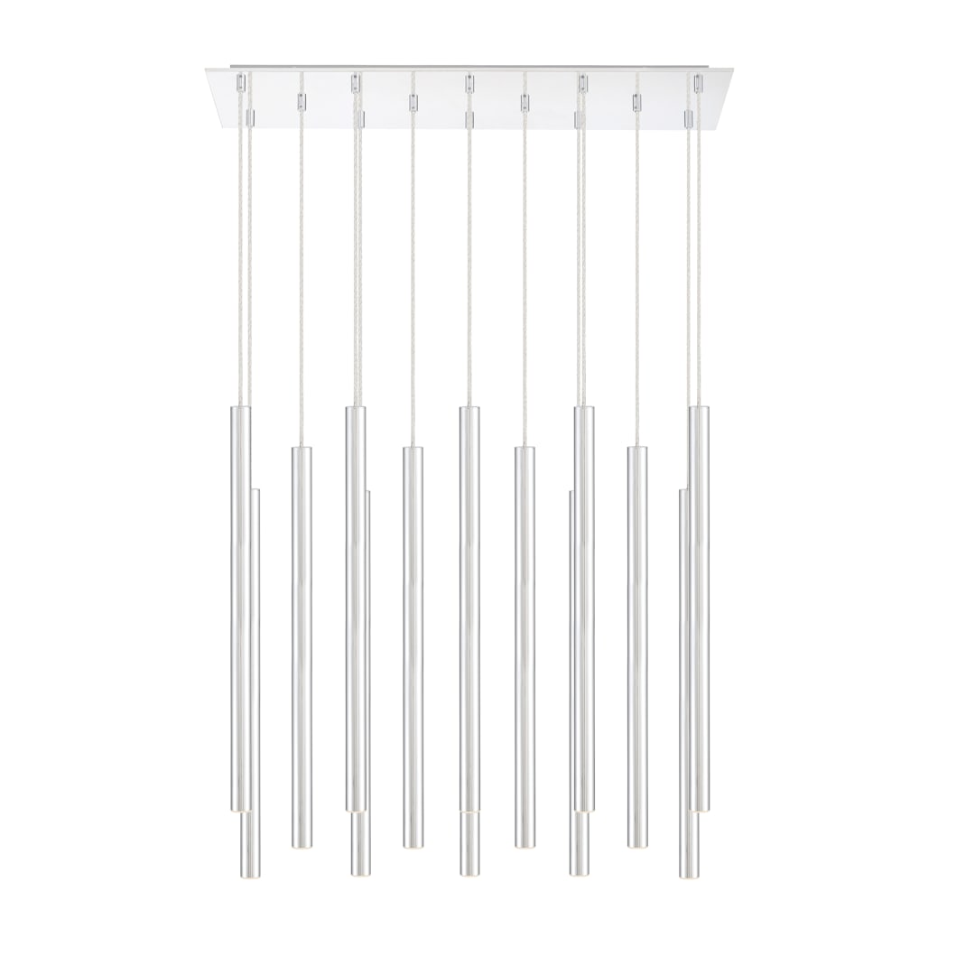 Forest 14 Light 32" Wide LED Linear Pendant with 24" Pendants