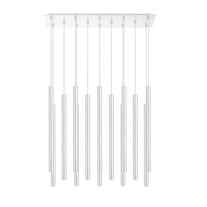 Forest 14 Light 32" Wide LED Linear Pendant with 24" Pendants