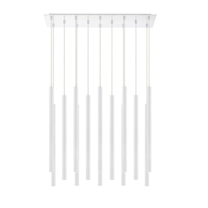 Forest 14 Light 32" Wide LED Linear Pendant with 24" Pendants