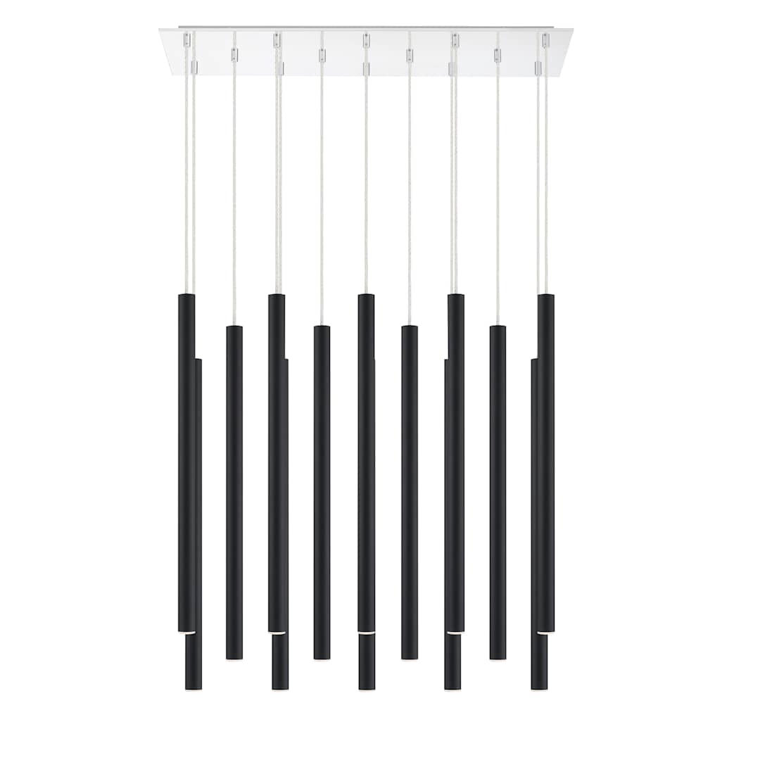 Forest 14 Light 32" Wide LED Linear Pendant with 24" Pendants