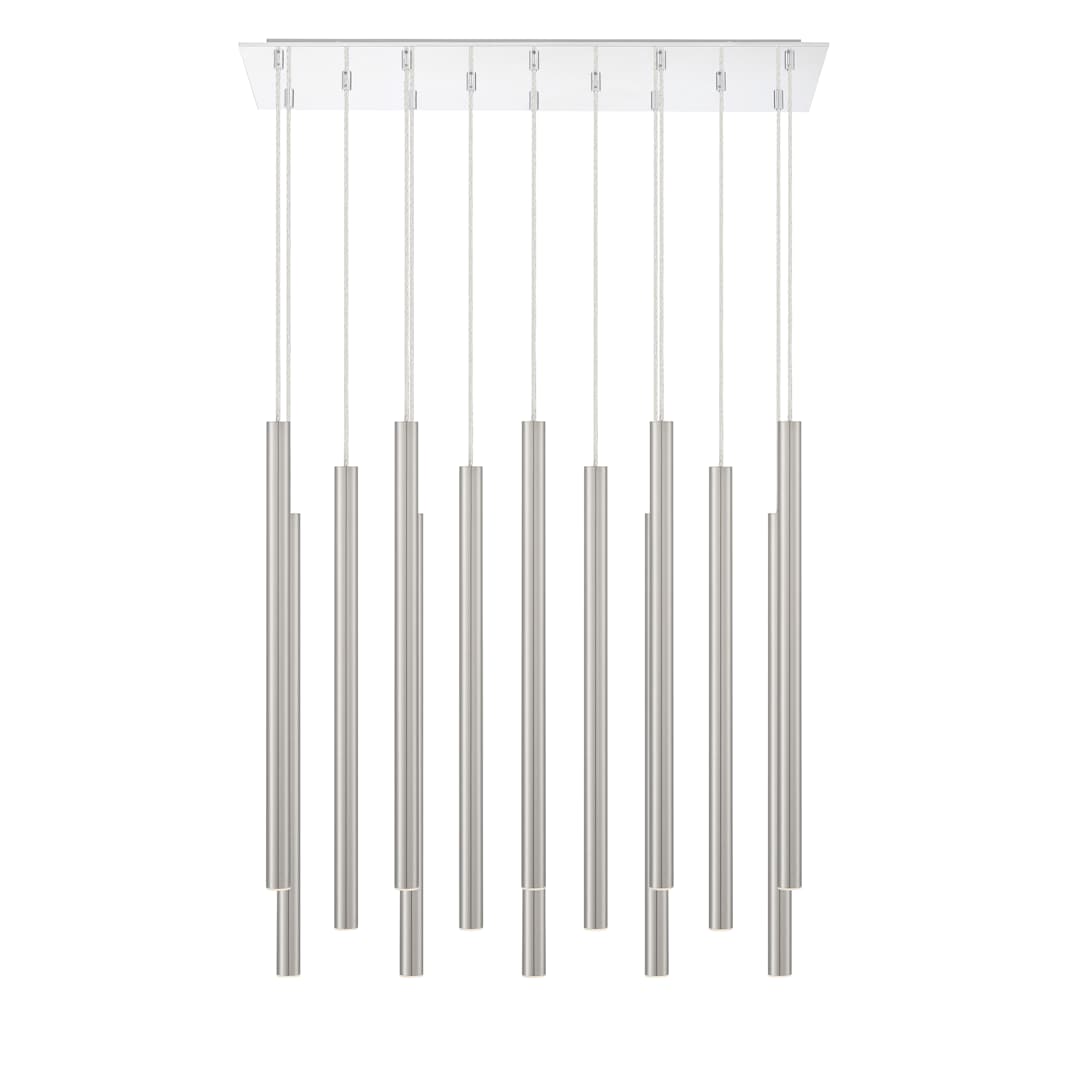 Forest 14 Light 32" Wide LED Linear Pendant with 24" Pendants