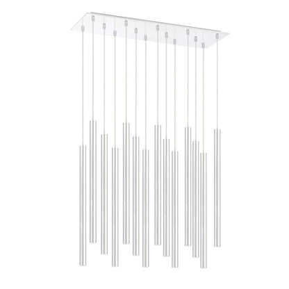 Forest 14 Light 32" Wide LED Linear Pendant with 24" Pendants