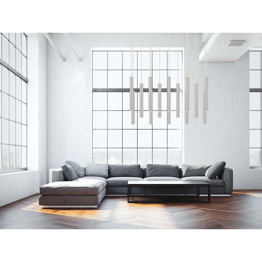 Forest 14 Light 32" Wide LED Linear Pendant with 24" Pendants