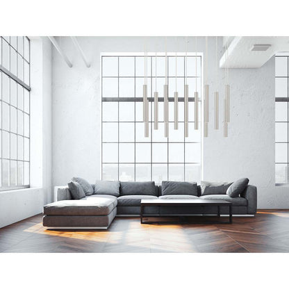 Forest 14 Light 32" Wide LED Linear Pendant with 24" Pendants