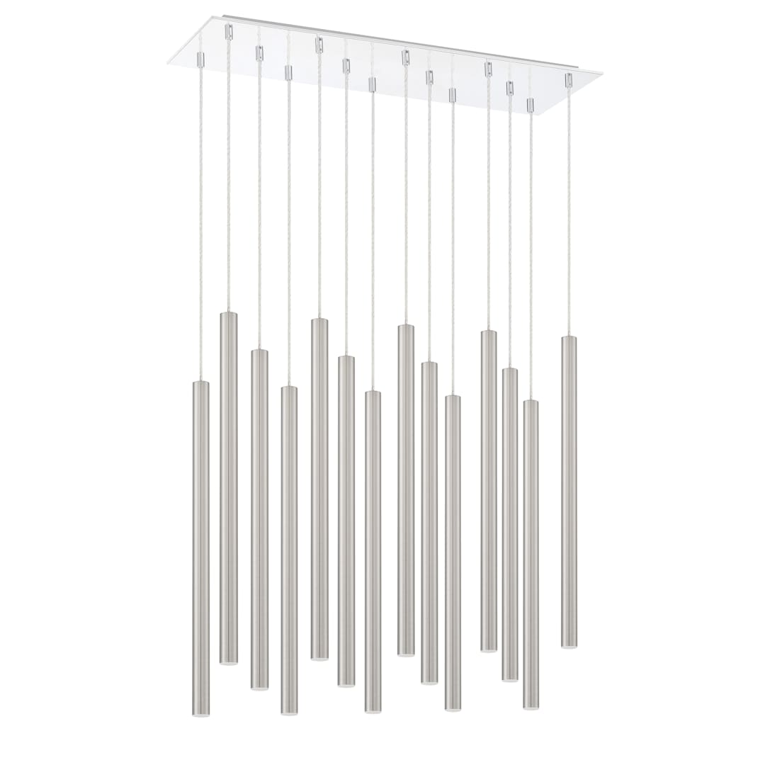 Forest 14 Light 32" Wide LED Linear Pendant with 24" Pendants
