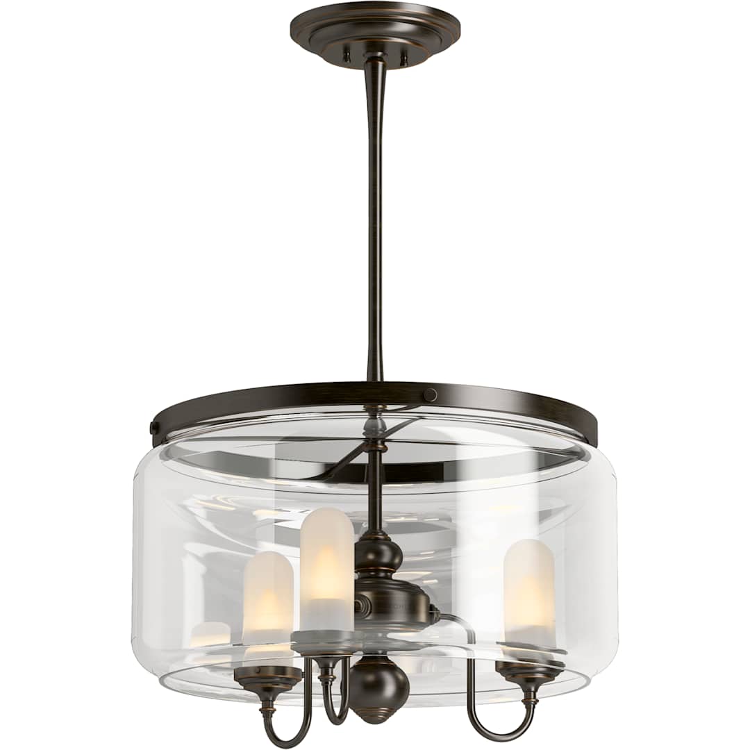 Artifacts 22" Wide 3 Light Chandelier