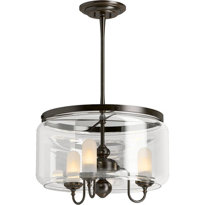 Artifacts 22" Wide 3 Light Chandelier