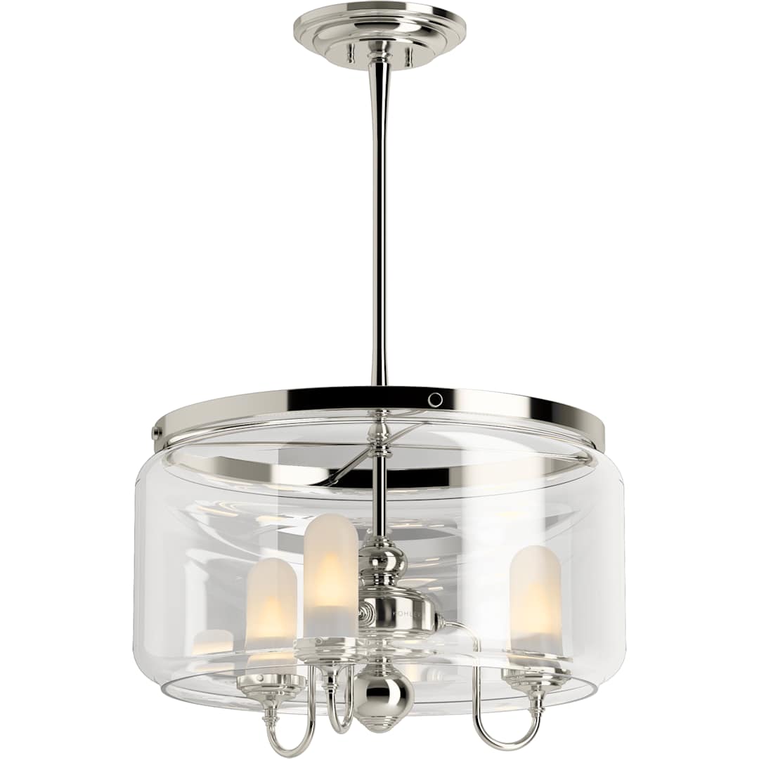 Artifacts 22" Wide 3 Light Chandelier