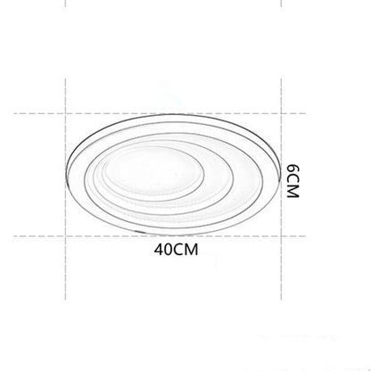 4 Graduated Circles LED Nordic Ceiling Lights Flush Mount Lighting
